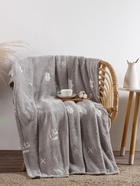 Плед светящийся в темноте «Этель. Twigs» 180×200 см,100% п/э, корал-флис, 220 г/м² - Фото 5