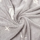 Плед светящийся в темноте «Этель. Twigs» 200×220 см,100% п/э, корал-флис, 220 г/м² - Фото 13