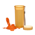 Шейкер спортивный для коктейлей, спортивного питания, 500 мл, с ситом, 21×8.5 см - Фото 2