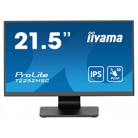 Монитор Iiyama 21.5" ProLite T2252MSC-B2 черный IPS LED 5ms 16:9 HDMI M/M глянцевая 250cd 1   107043