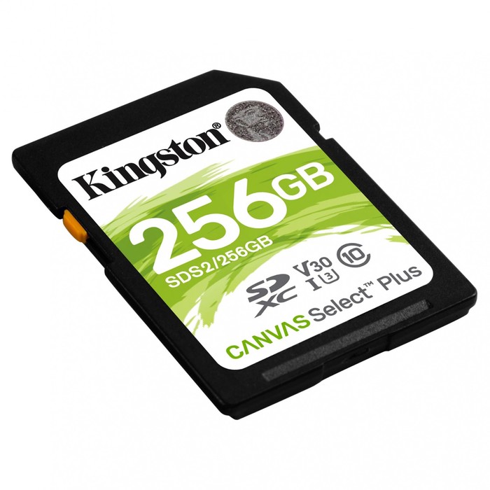 Карта памяти SDXC 256GB Kingston SDS2/256GB Canvas Select Plus w/o adapter - фото 51684969