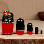 Матрёшка "Анна", хохлома, 5-кукольная - фото 25384809