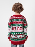 Джемпер детский новогодний вязаный KAFTAN: Holidays, зелёный, рост 122-128 см - Фото 6