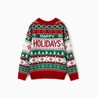 Джемпер детский новогодний вязаный KAFTAN: Holidays, зелёный, рост 122-128 см - Фото 9