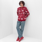 Свитер вязаный новогодний KAFTAN New Year, размер 46 - Фото 7