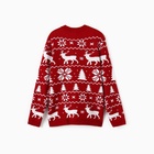 Свитер вязаный новогодний KAFTAN New Year, размер 52 - Фото 13