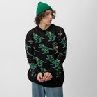 Джемпер вязаный новогодний мужской KAFTAN Rex, чёрный, размер 50 - Фото 5