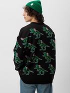 Джемпер вязаный новогодний мужской KAFTAN Rex, чёрный, размер 56 - Фото 5