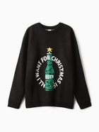 Джемпер вязаный новогодний мужской KAFTAN Beer, чёрный, размер 54 - Фото 7