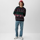 Джемпер вязаный новогодний мужской KAFTAN «НЛО», размер 52 - Фото 2