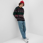 Джемпер вязаный новогодний мужской KAFTAN «НЛО», размер 54 - Фото 5