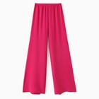 Брюки палаццо женские MINAKU: Casual Collection, розовые, размер 50 - фото 27356597