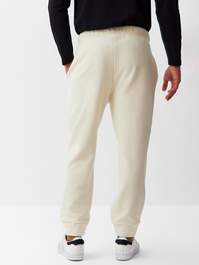 Брюки флисовые мужские спортивные MINAKU: Fleece Soft, размер 54, бежевые