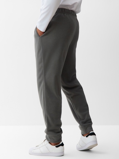 Брюки флисовые мужские спортивные MINAKU: Fleece Soft, размер 46, графитовые