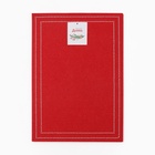 Набор декоративных новогодних салфеток «Доляна. Стиль», 2 шт., красные, 30×40±5 см - Фото 5