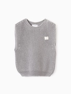 Жилет вязаный Крошка Я, рост 74-80 см, серый - Фото 4