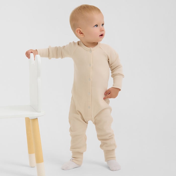 

Комбинезон детский MINAKU, цвет светло-бежевый, рост 86-92 см