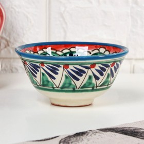 Набор больших пиал Риштан "Узоры" 6 шт в подарочной упаковке, микс