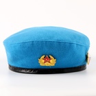Набор военного «Сильный солдат» голубой берет, размер 54, значок, флажок - Фото 6