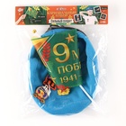 Набор военного «Сильный солдат» голубой берет, размер 54, значок, флажок - Фото 10