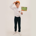 Набор военного «Сильный солдат» оранжевый берет, размер 54, значок, флажок - Фото 2