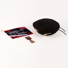 Набор военного «Сильный солдат» чёрный берет, размер 52 - 54, значок, флажок - Фото 5