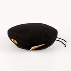 Набор военного «Сильный солдат» чёрный берет, размер 52 - 54, значок, флажок - Фото 7