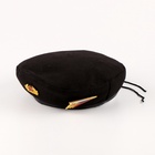 Набор военного «Сильный солдат» чёрный берет, размер 52 - 54, значок, флажок - Фото 5