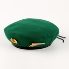 Набор военного «Сильный солдат» зелёный берет, размер 52 - 54, значок, флажок - Фото 5