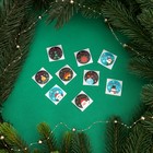 Наклейки новогодние в рулоне «Новогодняя ночь», 500 шт., 2.5×2.5 см - Фото 4