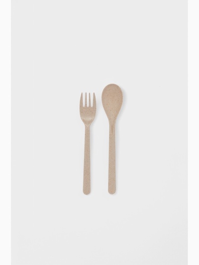 Ланч - бокс в школу Доляна, 1.1 л, 21.5×15×8 см, с приборами, пшеничная солома, зелёный