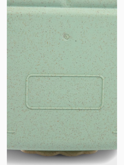 Ланч - бокс в школу Доляна, 1.1 л, 21.5×15×8 см, с приборами, пшеничная солома, зелёный