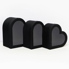 Набор подарочных коробок с окном 3 в 1 сердца L:28.5×26.3×13 M:26×24×11.5 S:23.5×21.5×10 см - Фото 2