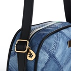 Сумка женская кросс-боди на молнии, 20.5×6.5×11.5 см, синяя - Фото 8