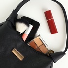 Сумка женская багет на молнии, 25×7×13.5 см, чёрная - Фото 3