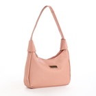 Сумка женская багет на молнии, 25×7×13.5 см, розовая - Фото 7