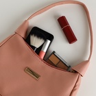 Сумка женская багет на молнии, 25×7×13.5 см, розовая - Фото 3