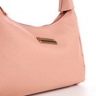 Сумка женская багет на молнии, 25×7×13.5 см, розовая - Фото 8