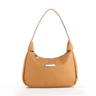 Сумка женская багет на молнии, 25×7×13.5 см, бежевая - Фото 11