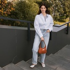 Сумка женская багет на молнии, 25×7×13.5 см, рыжая - Фото 11