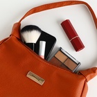 Сумка женская багет на молнии, 25×7×13.5 см, рыжая - Фото 3