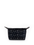 Косметичка простая на молнии, с принтом, тёмно-синяя - Фото 2