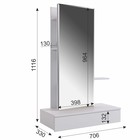 Трюмо «Мария», с зеркалом, 706×330×1116 мм, цвет белый - Фото 3