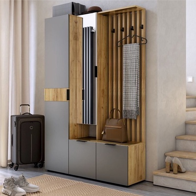 Прихожая «Бери К2», 1200×350×1826 мм, цвет дуб крафт золотой/графит