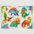 Фигурки «Динозавры», игровой набор, наклейки, магниты и раскраски - Фото 8