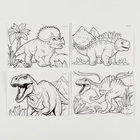 Фигурки «Динозавры», игровой набор, наклейки, магниты и раскраски - Фото 10