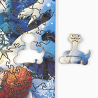 Пазлы фигурные деревянные «Новогодняя сказка» со святящимися деталями, 146 элементов - Фото 4