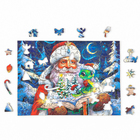 Пазлы фигурные деревянные «Новогодняя сказка» со святящимися деталями, 146 элементов - Фото 5