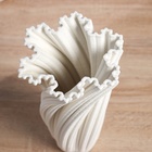 Ваза «Алойз», виток, 24×15 см, керамика, белая - Фото 2