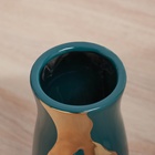 Ваза «Аннар», 18×9.5 см, керамика, зелёная - Фото 3